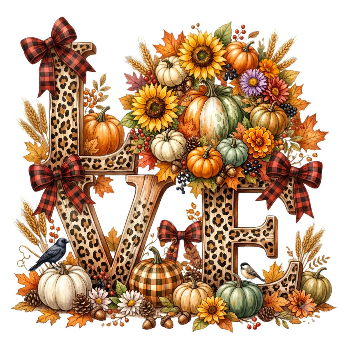 Fall Love Cheetah
