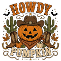 Howdy Pumpkin Western