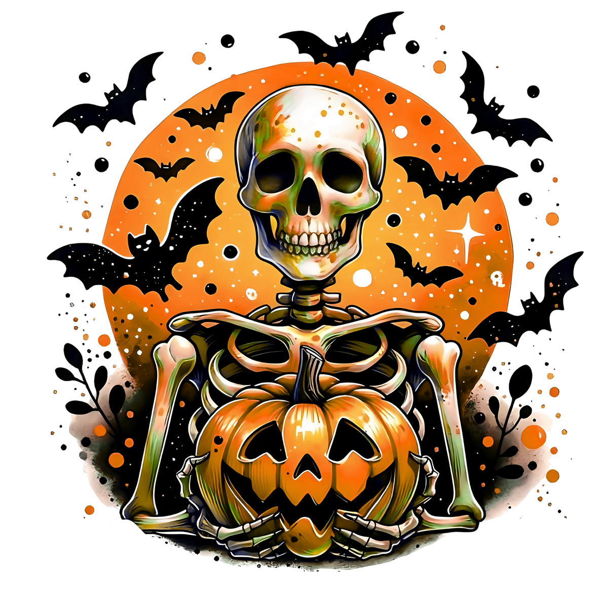 Skeleton With Bats