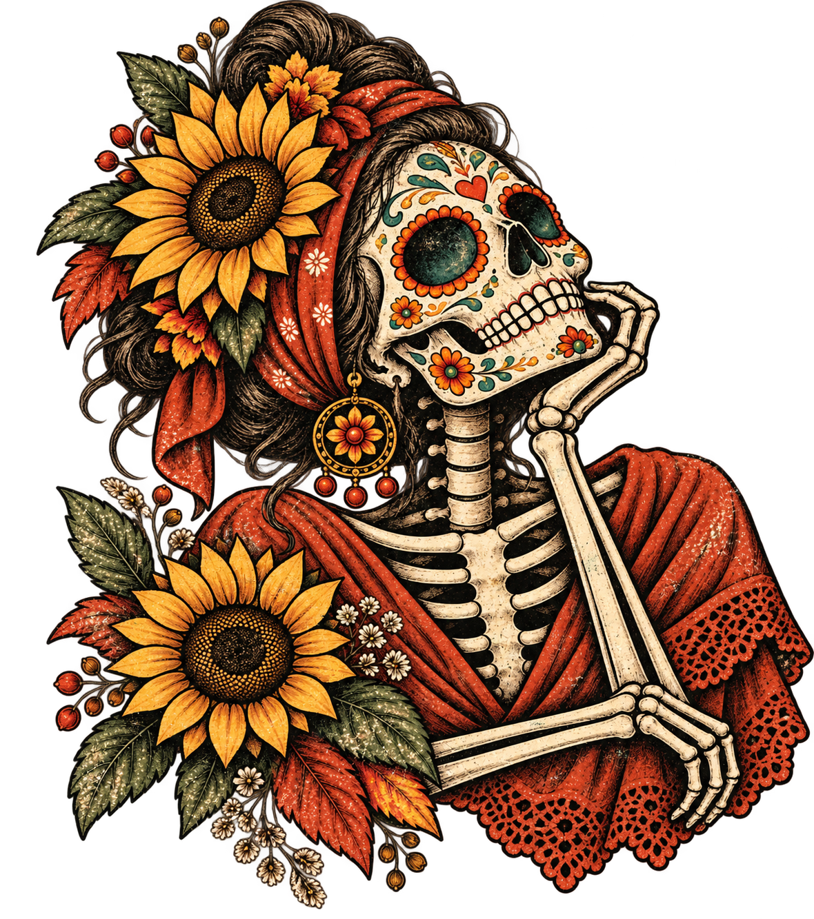 Skeleton Sunflower