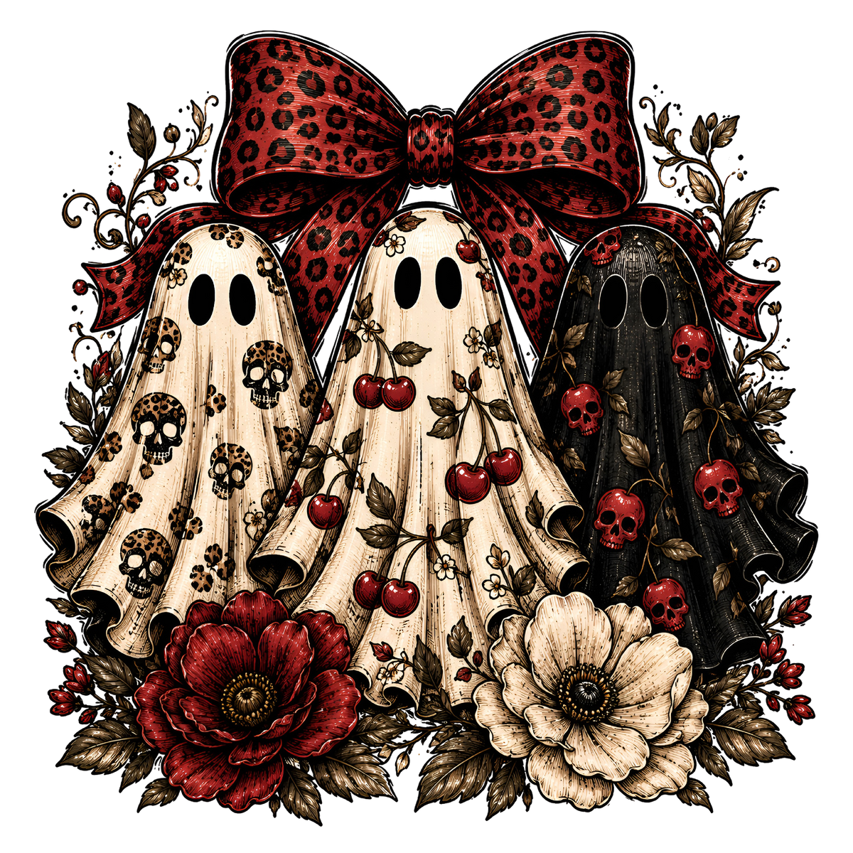 Cherry Skull Ghosts