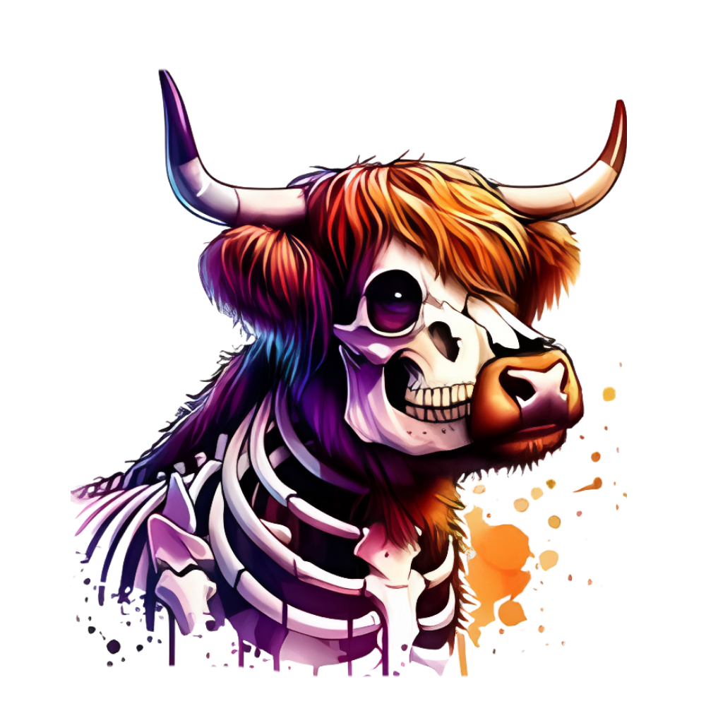 Skeleton Cow
