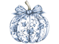 Vintage Floral Pumpkin