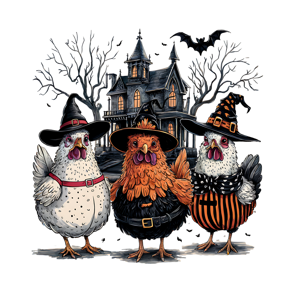 Spooky Chickens