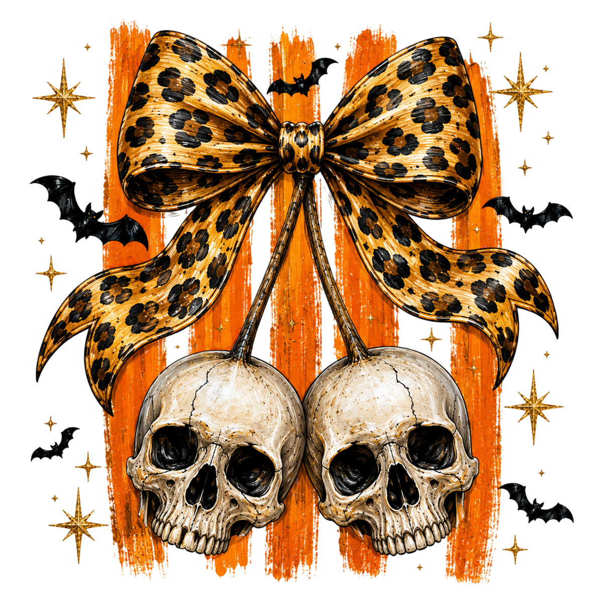 Cheetah Bow Skull