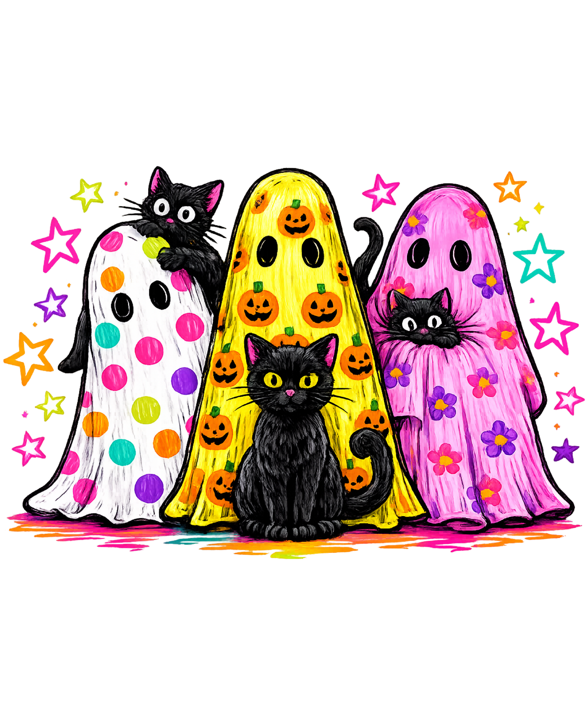 Ghosts with Cats